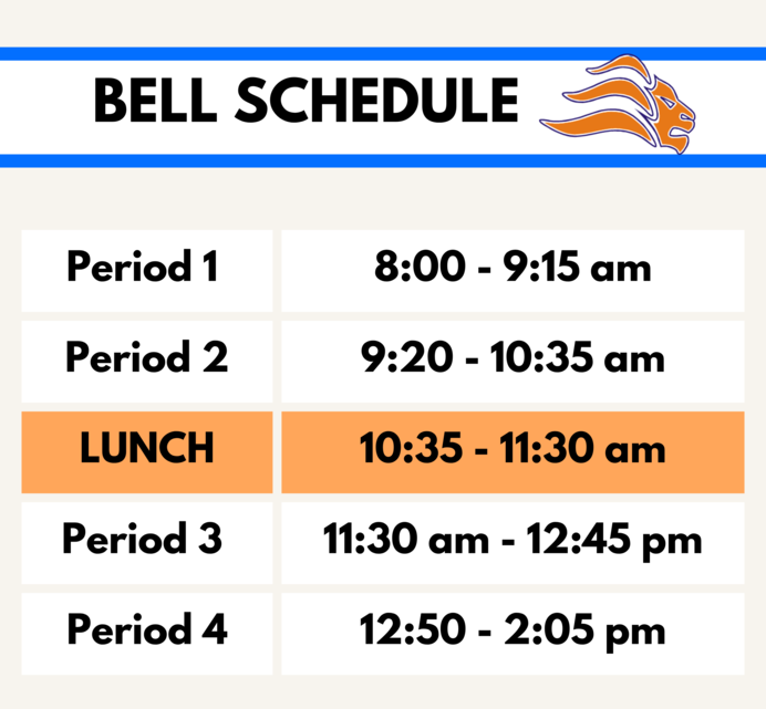 Bell Schedule